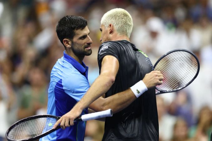 Der Serbe zeigte einmal mehr eine ausgezeichnete Leistung. Serbe Djokovic