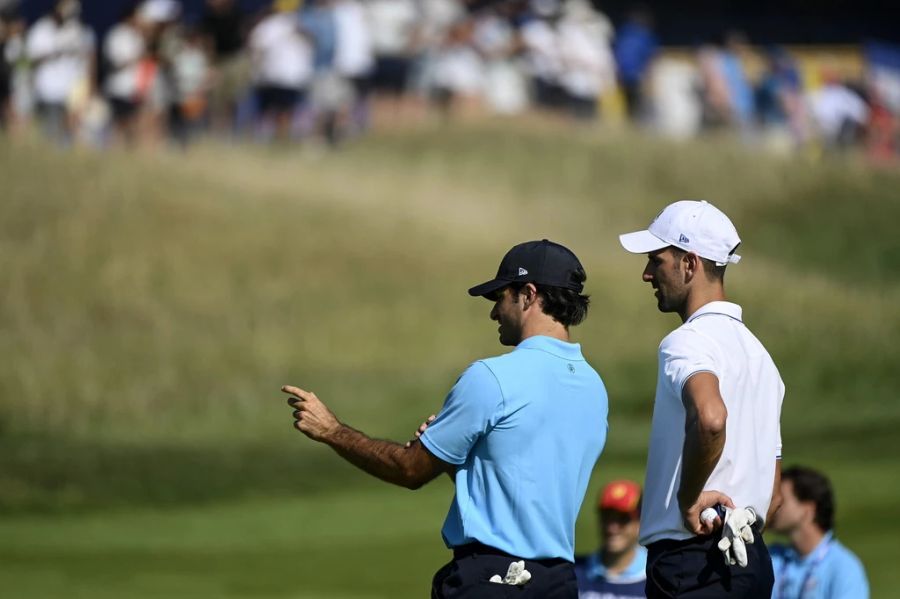 Djokovic und Sainz.