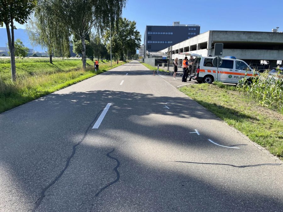 Unfallstelle Espenstrasse