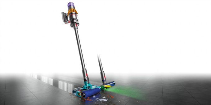 Mit mehr Power könnte der Submarine in Zukunft die definitive All-in-One-Lösung zur Bodenreinigung sein. Dyson V15s Detect Submarine