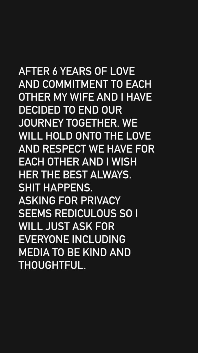 Via Instagram meldete sich Sam Asghari zu Wort. Story von Sam Asghari auf Instagram