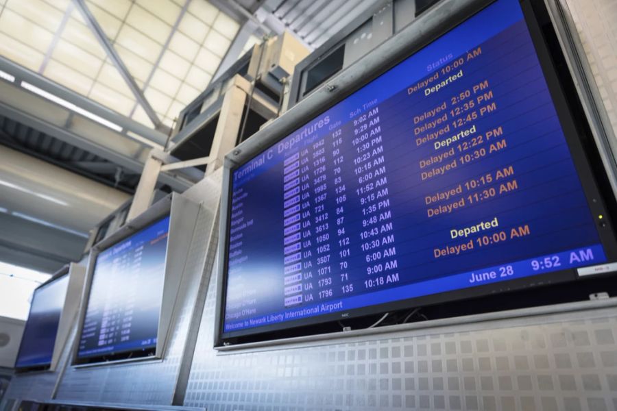 Laut Umfrage von «Travel Inside» nerven sich Schweizer Reisende am häufigsten über Flugverspätungen. (Symbolbild)