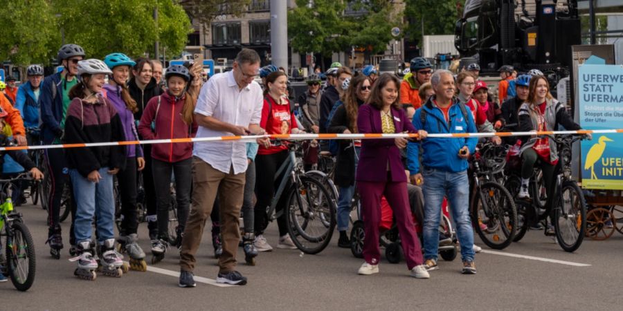 Eröffnung des 18. slowUp Zürichsee.