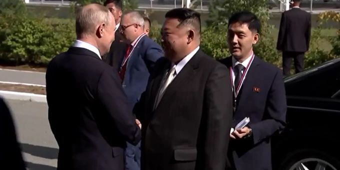 Wegen Waffen - Nordkorea-Kim zu Putin-Treffen in Russland eingetroffen