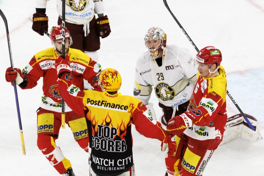 Mit einem spektakulären 4:2-Heimsieg erzwingt der EHC Biel die «Belle».