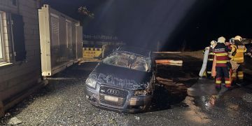 Feuerwehreinsatz nach Selbstkollision