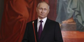 Putin-Bild für Gebete - Das schickt Russland seinen Front-Soldaten