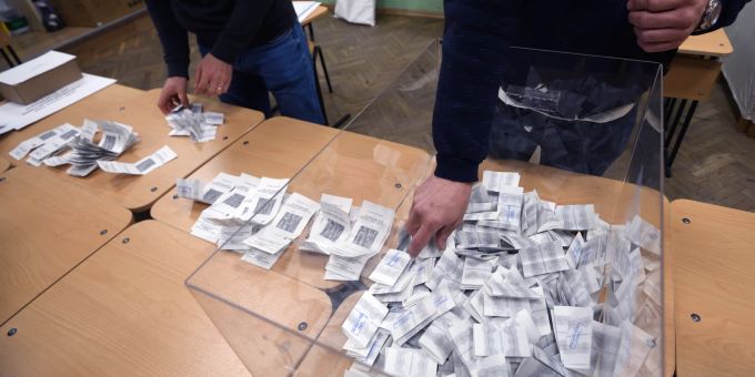 In Bulgarien werden am 2. März Stimmen gezählt. Parliamentary elections in Bulgaria