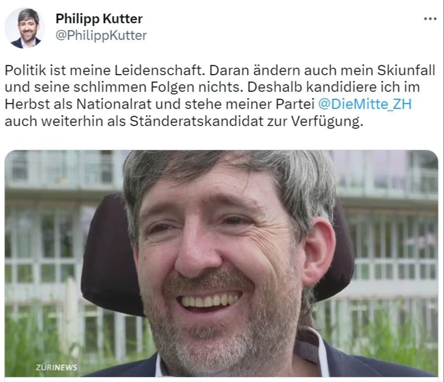 Philipp Kutter Kandidatur Ständerat