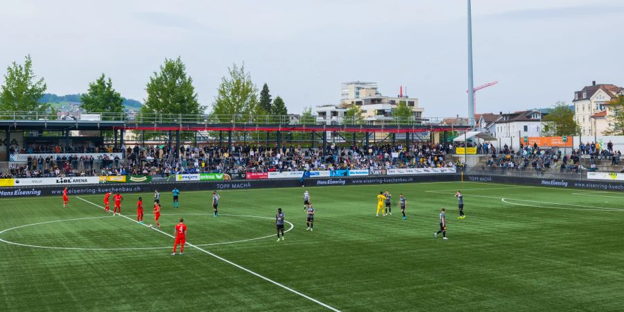 Spiel des FC Wil im Stadion Bergholz.