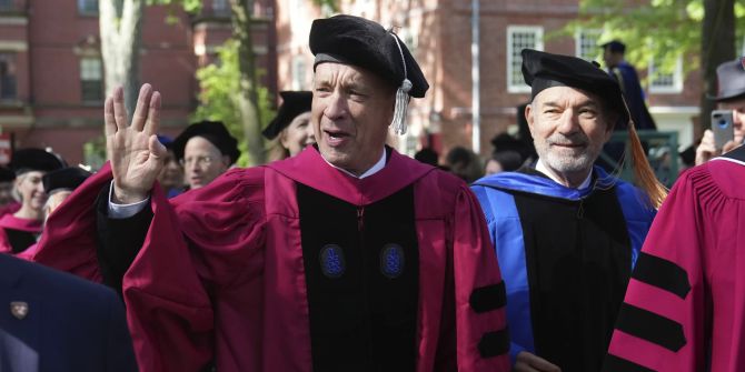 Harvard Commencement Hanks