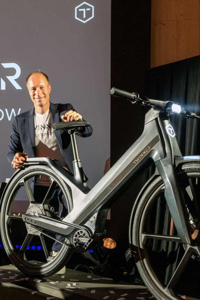 Thomas Binggeli mit dem neuen Twinner.