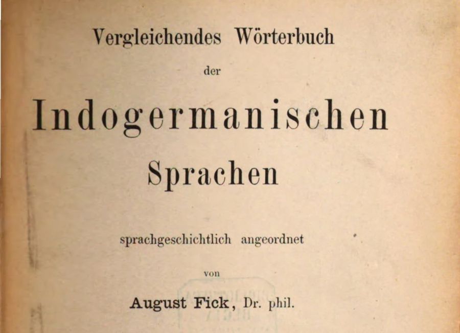 August Fick Wörterbuch