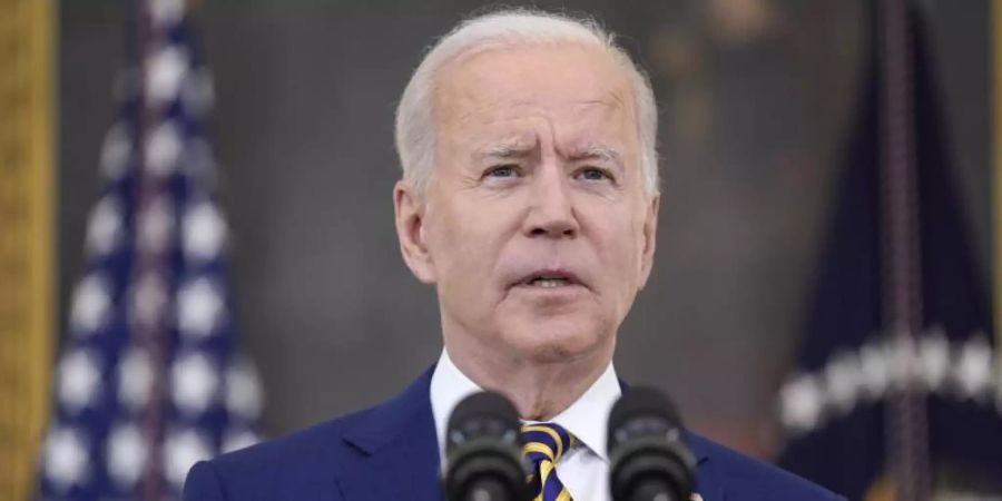 US-Präsident Joe Biden hat die Luftangriffe angeordnet. Foto: Evan Vucci/AP/dpa