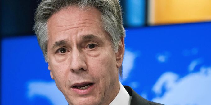 Der US-Aussenminister Antony Blinken dementierte Berichte über eine anhaltende israelische Besetzung des nördlichen Gazastreifens und stellte klar, dass keine solchen Pläne existieren. (Archivbild) Antony Blinken