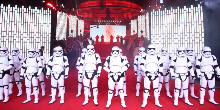 Stormtroopers bei der gestrigen «Star Wars»-Premiere in London.