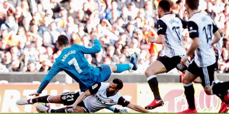 Cristiano Ronaldo erzielt zwei Tore per Penalty.