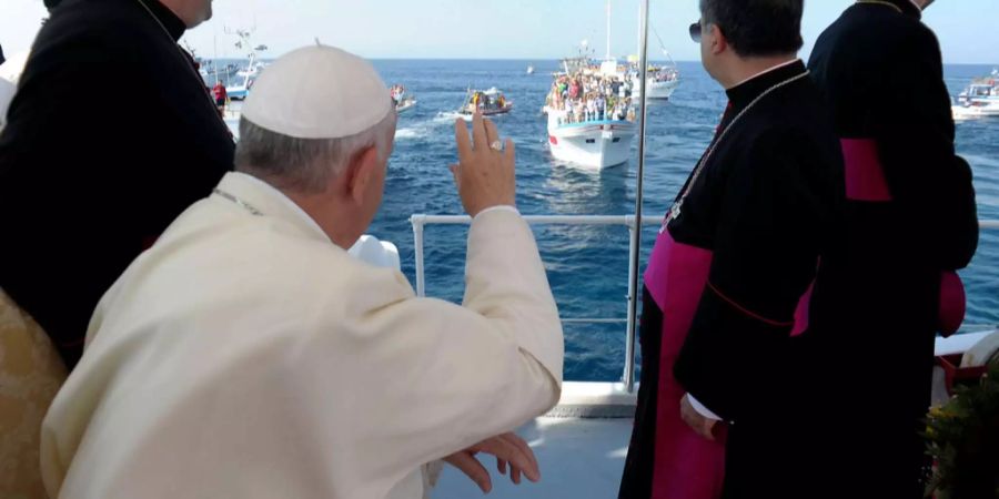 Unmittelbar nach seinem Amtsantritt besuchte Papst Franziskus die Insel Lampedusa.