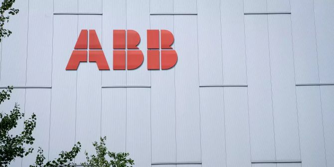 Logo der Firma ABB.