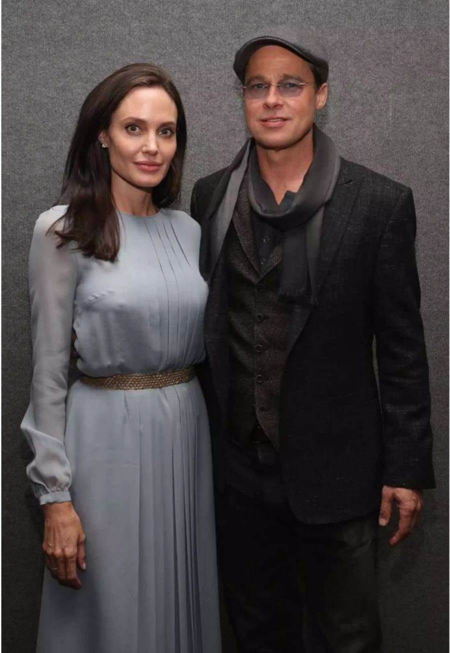 Angelina Jolie und Brad Pitt ein Jahr vor ihrer Trennung in New York.