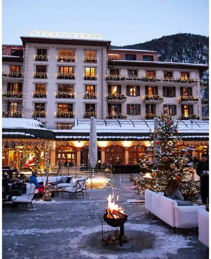 Das Grand Hotel Zermatterhof. Das Grand Hotel Zermatterhof.