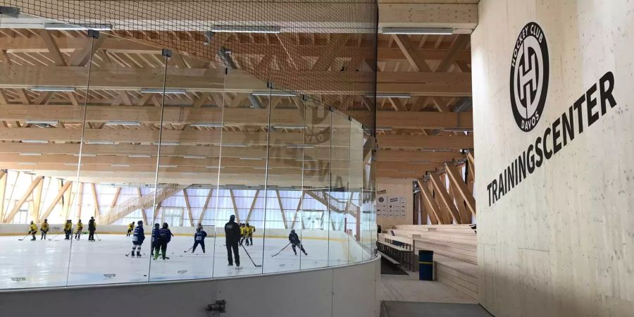 Der HC Davos richtet für seinen Nachwuchs derzeit ein topmodernes, neues Trainingscenter ein.