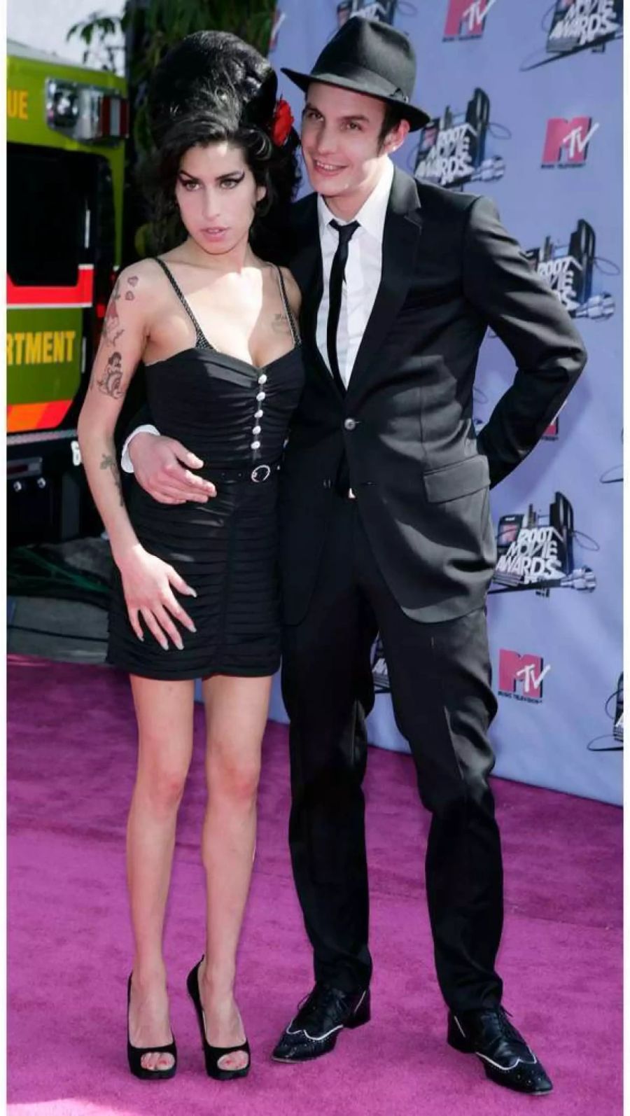 Amy Winehouse und Blake Fielder an den MTV Movie Awards 2007.