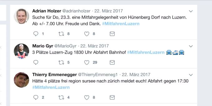 Als der Bahnhof Luzern vor 1,5 Jahren wegen Entgleisung gesperrt wurde, boten sogar Ruder-Stars wie Mario Gyr Mitfahrgelegenheiten an. Als der Bahnhof Luzern vor 1,5 Jahren wegen Entgleisung gesperrt wurde, boten sogar Ruder-Stars wie Mario Gyr Mitfahrgelegenheiten an.