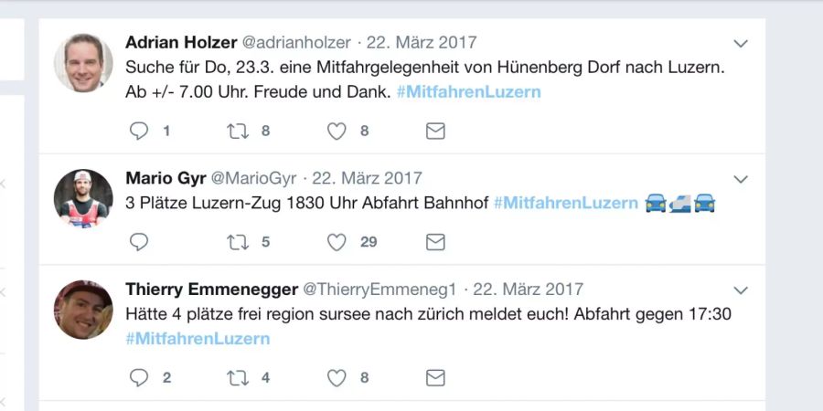 Als der Bahnhof Luzern vor 1,5 Jahren wegen Entgleisung gesperrt wurde, boten sogar Ruder-Stars wie Mario Gyr Mitfahrgelegenheiten an.