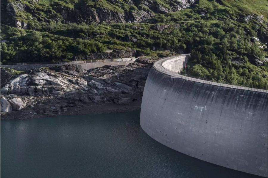 Wasserkraftwerk am Speichersee Zervreila - Keystone