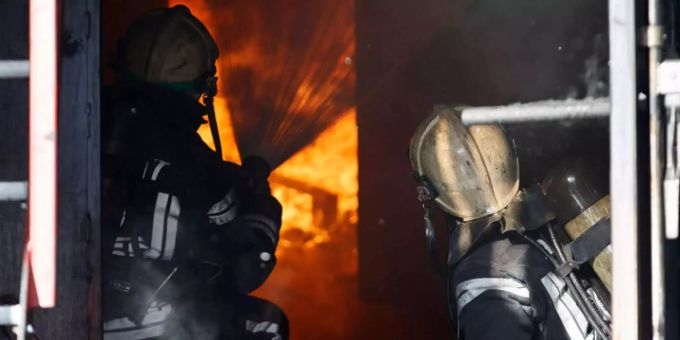 Eine Feuerwehrübung. (Symbolbild) Eine Feuerwehrübung. (Symbolbild)
