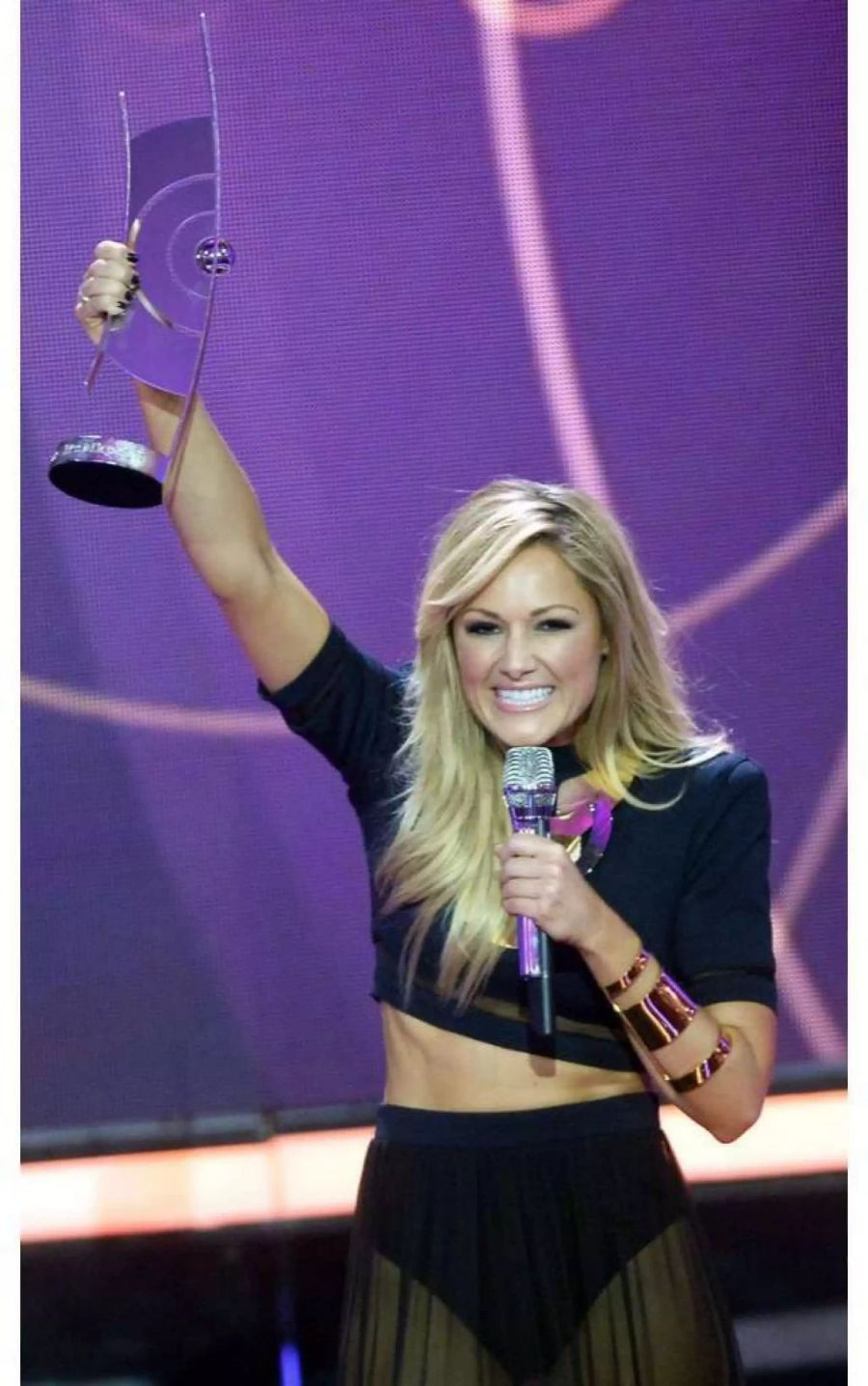 Helene Fischer gewinnt 2014 einen Echo in Berlin.