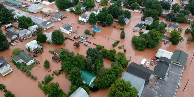 Überschwemmungen in Pennsylvania.