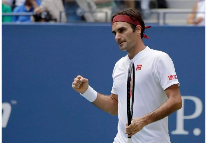 Roger Federer steht in New York in der dritten Runde. Roger Federer steht in New York in der dritten Runde.