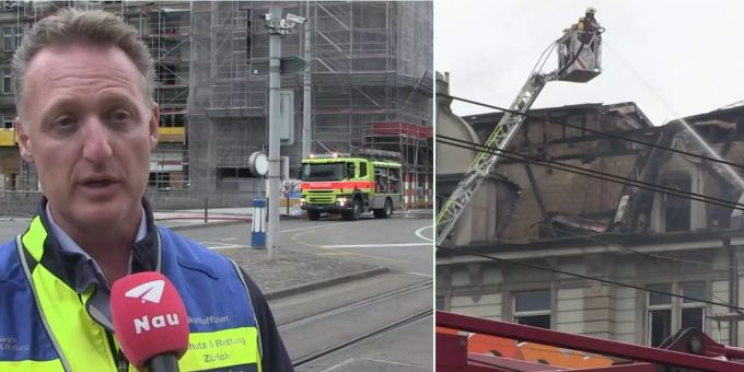 Brand in Zürich - Einsatzleiter: «Konnten uns im Gebäude nicht bewegen»