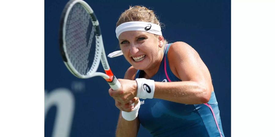 Timea Bacsinszky gewinnt ihr erstes WTA-Spiel der Saison.