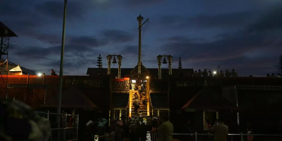 Der Sabarimala-Tempel in Indien.