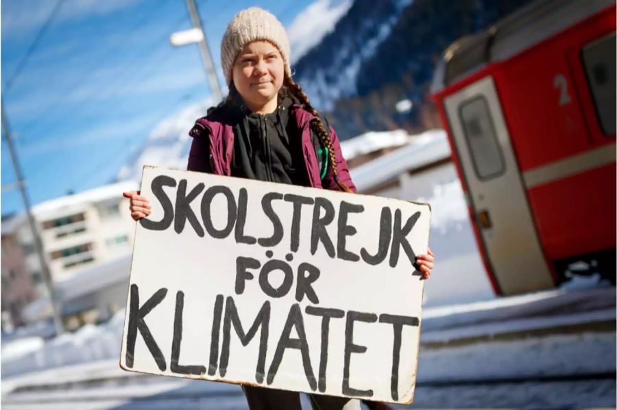 greta thunberg wef