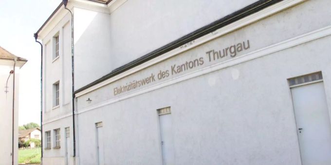 Das Elektrizitätswerk Bernrain im Kanton Thurgau. Ein Gebäude der EKT.
