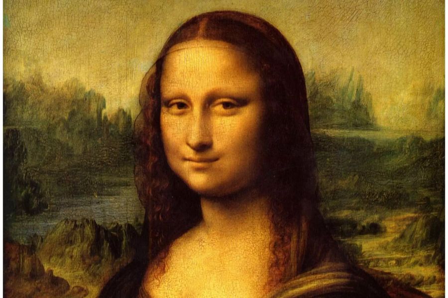 Ein Ausschnitt der «Mona Lisa» von Leonardo Da Vinci. Schaut sie uns wirklich an oder nicht. Bild: Wikimedia Commons