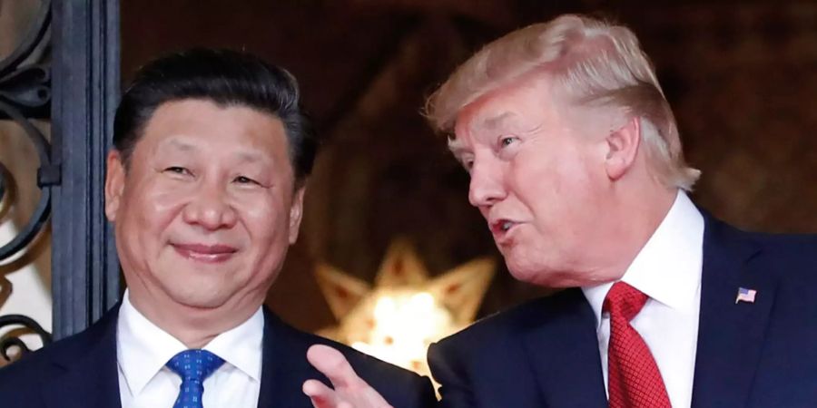 Donald Trump empfängt den chinesischen Präsidenten Xi Jinping.