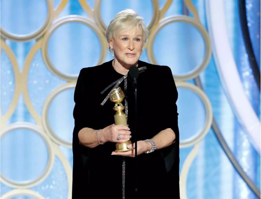 Schauspielerin Glenn Close (71) sorgte mit ihrem Golden Globes als «Beste Hauptdarstellerin» für grosse Augen. Lady Gaga (32) hatte den Preis so gut wie sicher.