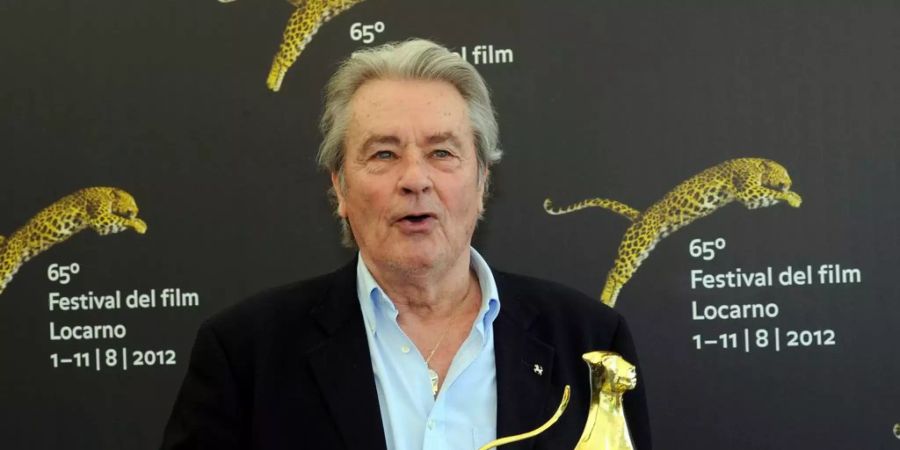 Alain Delon in Lugano.