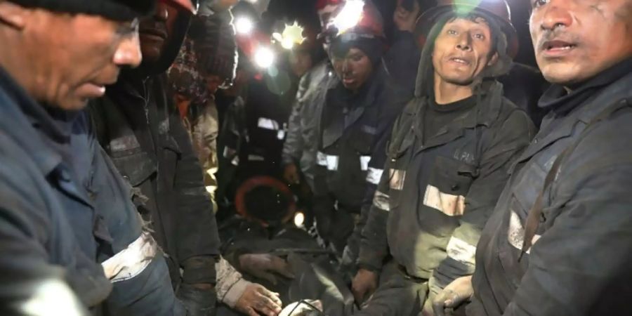 Rettungsaktion für vier Kumpel in Peru