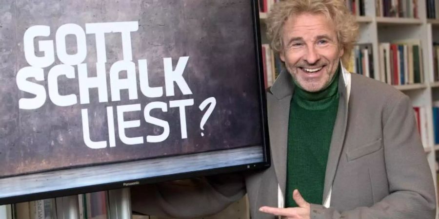 Thomas Gottschalk, Entertainer und Showmaster, wird Gastgeber der neuen Sendung «Gottschalk liest?». Foto: Sven Hoppe