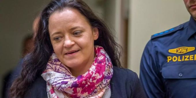 Die verurteilte Rechtsterroristin Beate Zschäpe. Beate Zschäpe