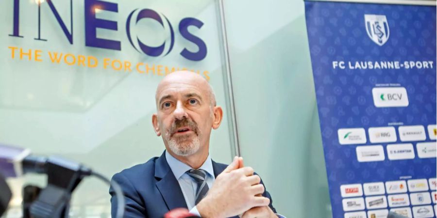 INEOS-Chef David Thompson übernahm das Amt des Lausanne-Sports-Präsidenten im November.