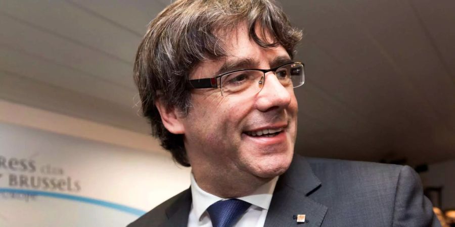 Der katalanische Seperatistenführer Carles Puigdemont ist seit Freitag wieder auf freiem Fuss.