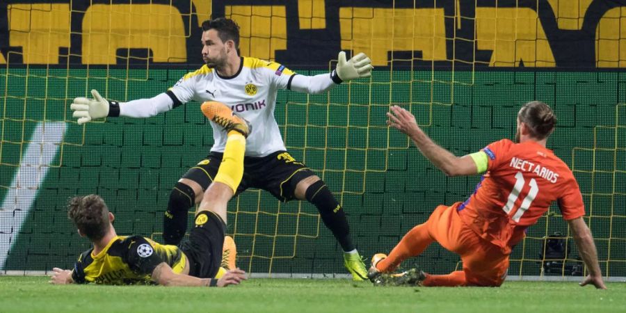 Wieder kein Sieg für den BVB und Goalie Roman Bürki.