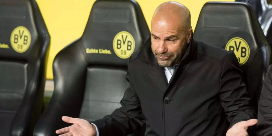 Wie lange kann der angeschlagene Trainer des BVB Peter Bosz sein Posten noch halten?